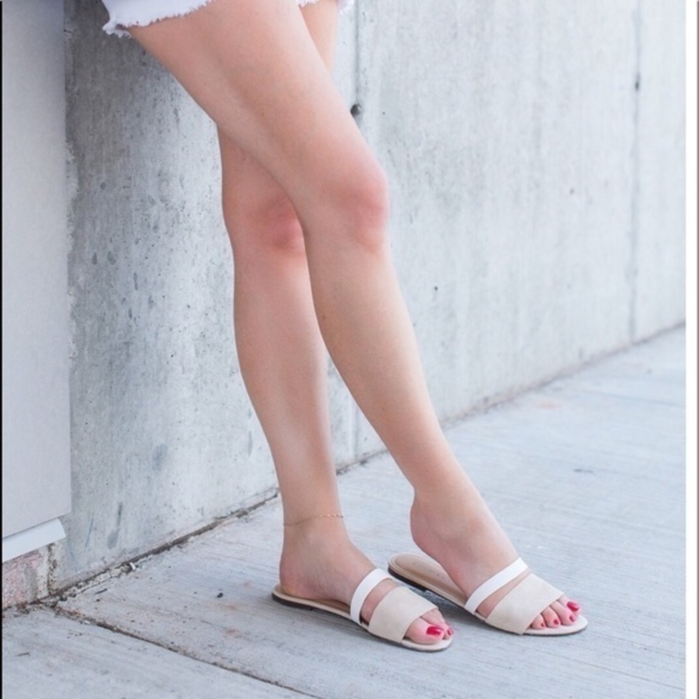 Bannana Republic Double Strap Slide
